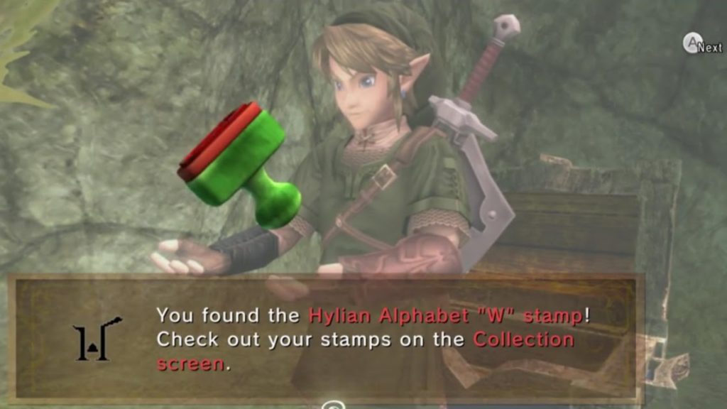 Zelda Twilight Princess HD Stempel Wii U